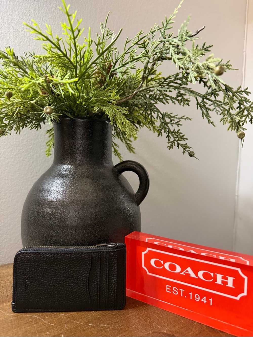 Coach “Bonesy” Zip Card Case (NWOT) - Picture 2 of 9
